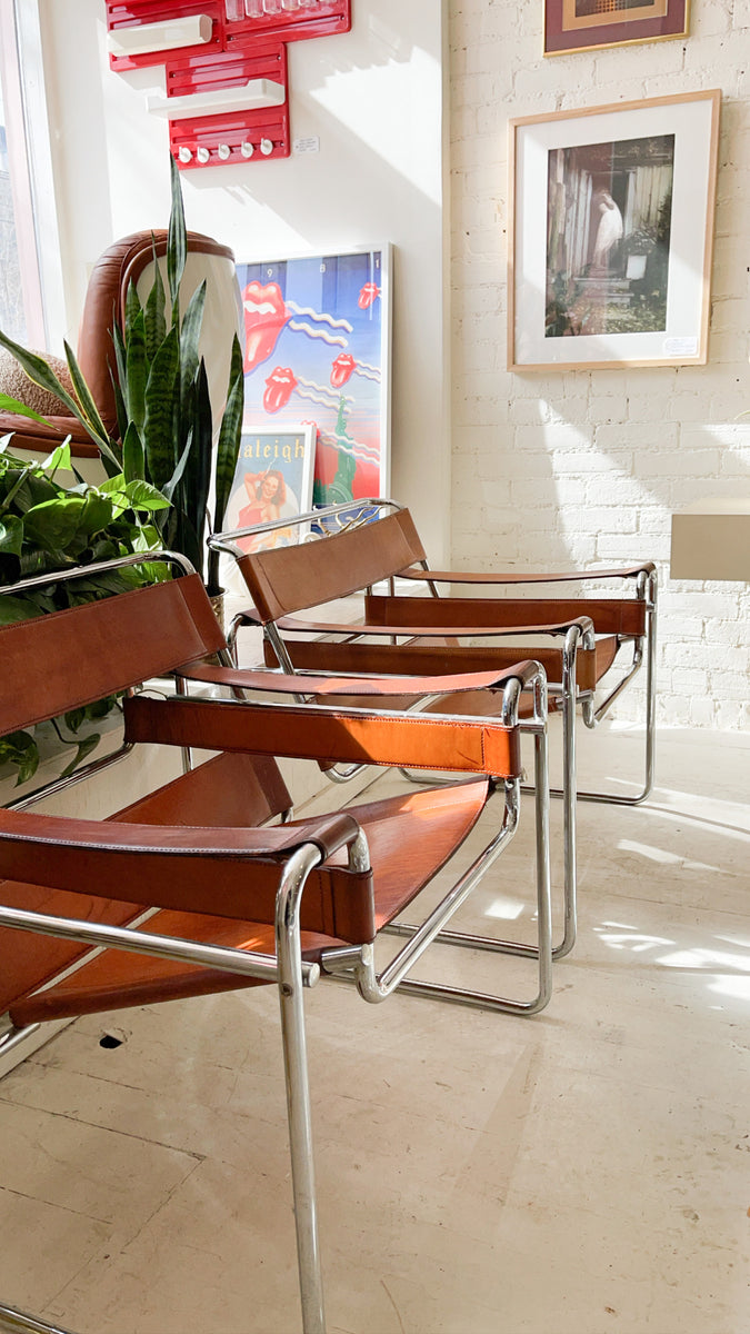 Vintage 1980's Wassily B3 Chair by Marcel Breuer