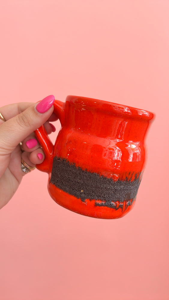 Mid Century Lava Mug