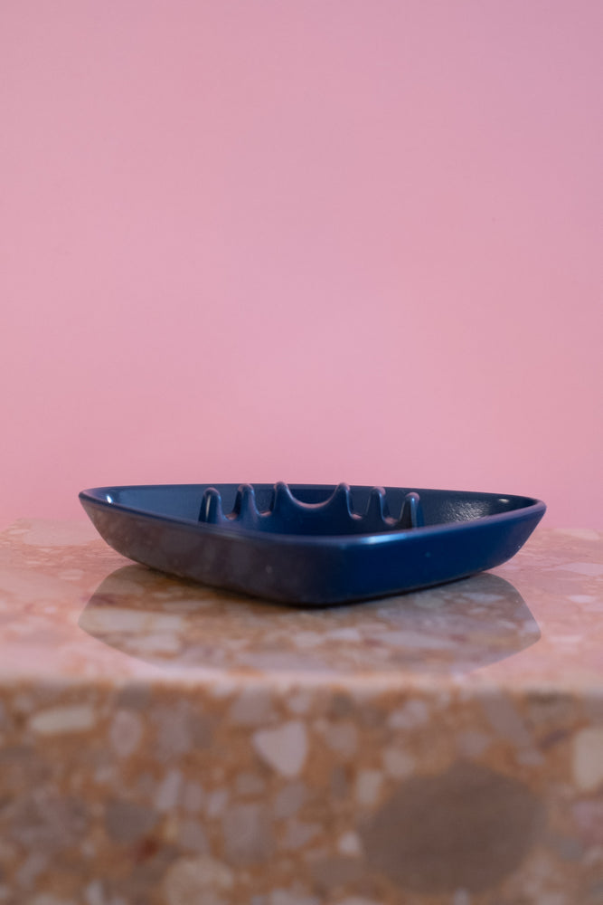 Vintage Plastic Triangular Ashtray