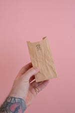 Vintage 1980's Michael Harvey Brown Paper Bag Pop Art Vase