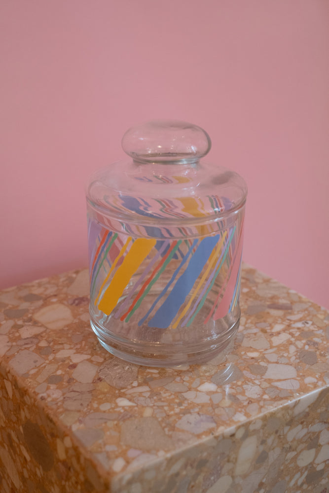 Vintage Glass Stash jar