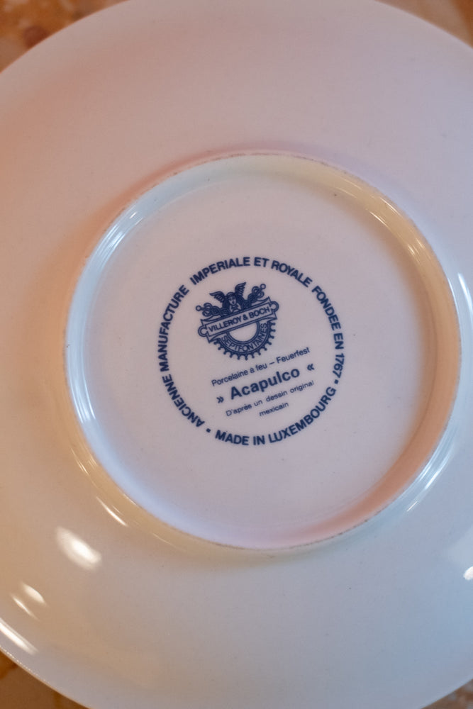 60’s Vintage Villeroy & Boch Saucers