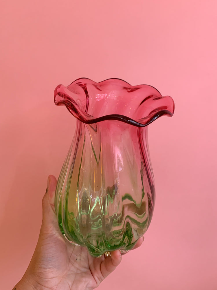 Vintage Glass Vase