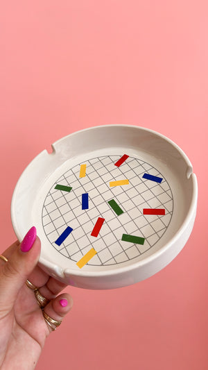 1980’s Grid Ashtray