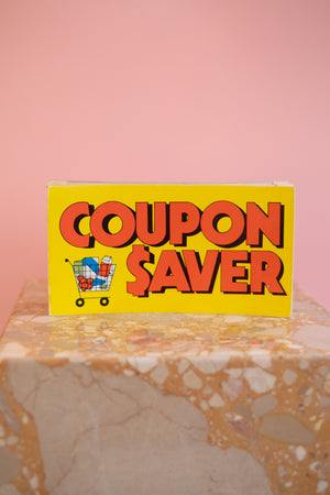 Vintage Coupon Accordion Organizer