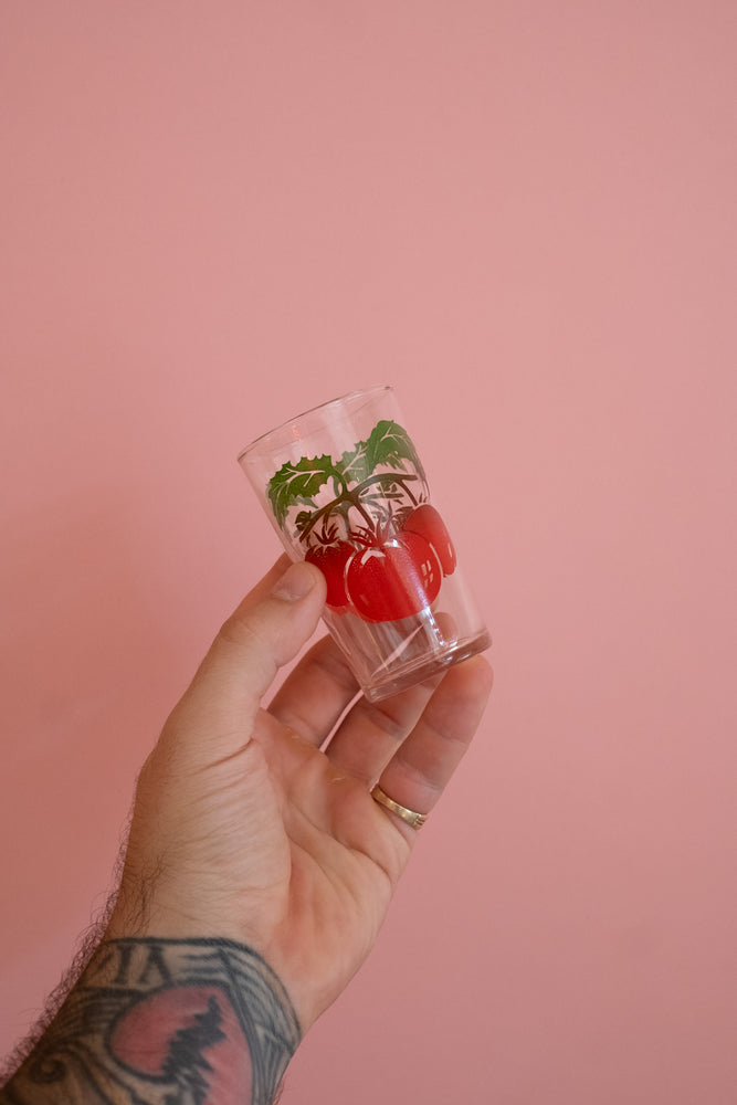 Vintage Tomato Glasses