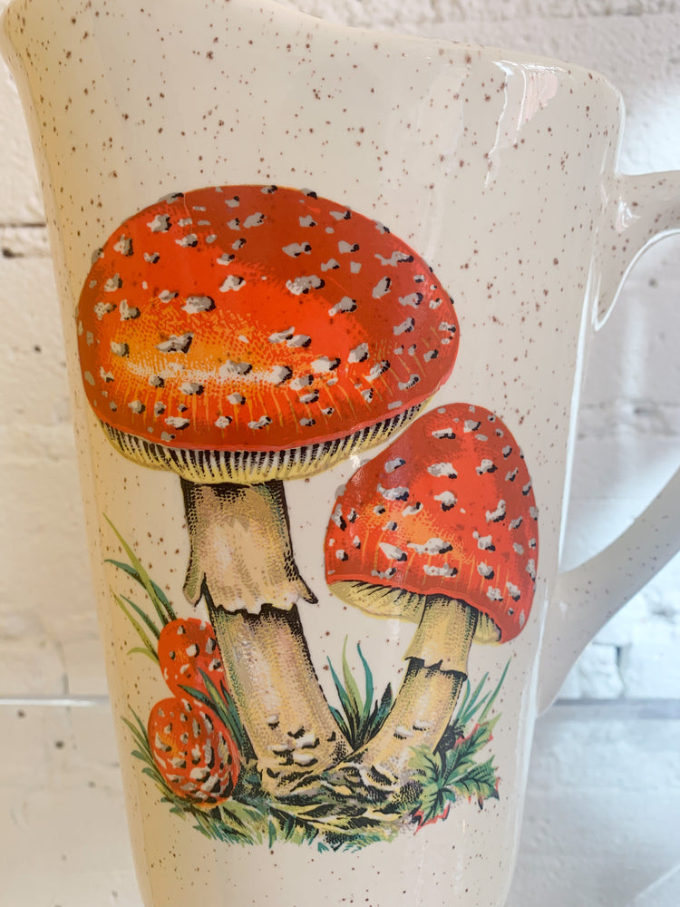 Vintage Speckled Mushroom Pitcher