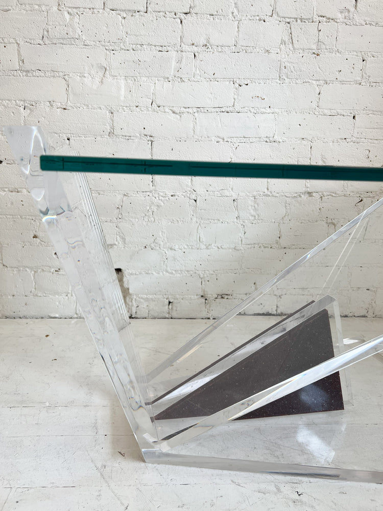 Vintage Lucite Coffee Table