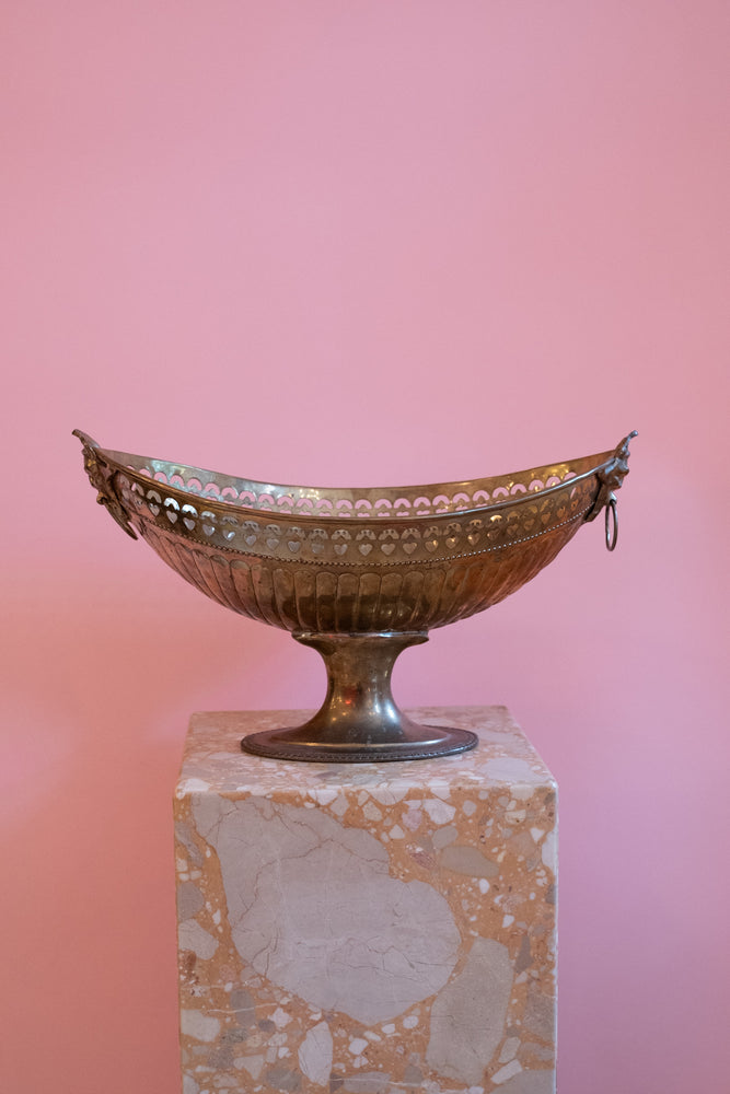 70’s Vintage Brass Boat Shaped Centrepiece/Fruit Bowl