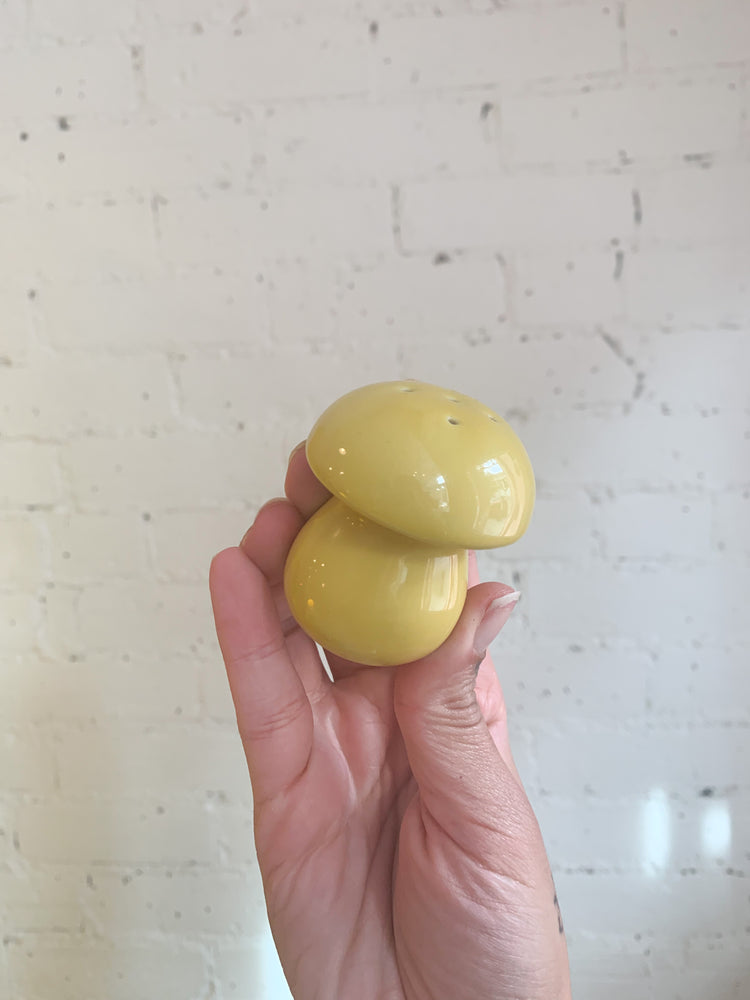 Vintage Ceramic Mushroom Salt and Pepper Shakers