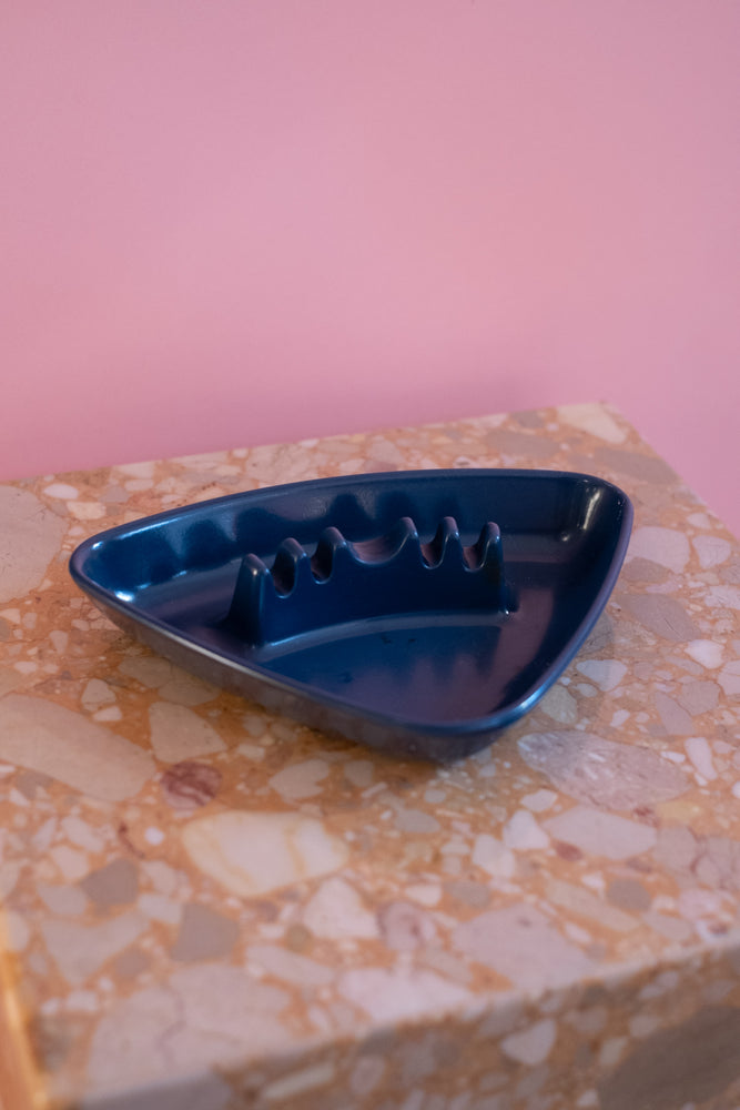 Vintage Plastic Triangular Ashtray