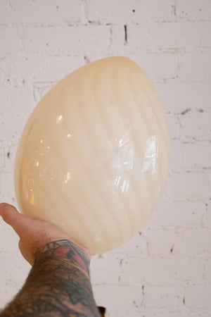 Vintage Italian Murano Egg Lamp