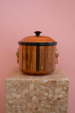 Vintage copper ice bucket