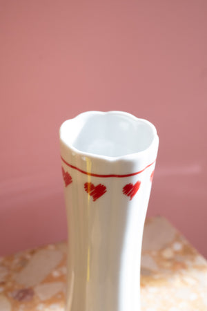 Vintage Heart Pattern Vase