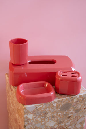 Vintage Bathroom Accessory Set
