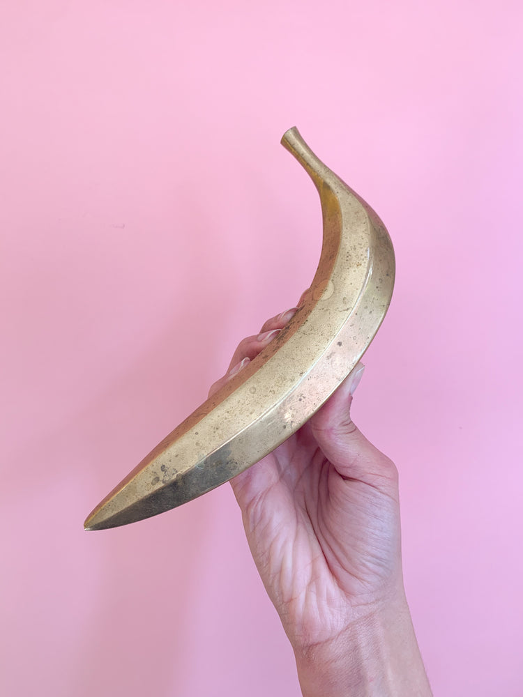 Vintage Brass Banana