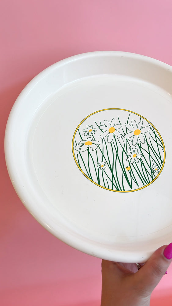 Retro Daisy Tray