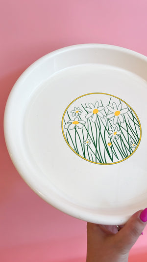 Retro Daisy Tray