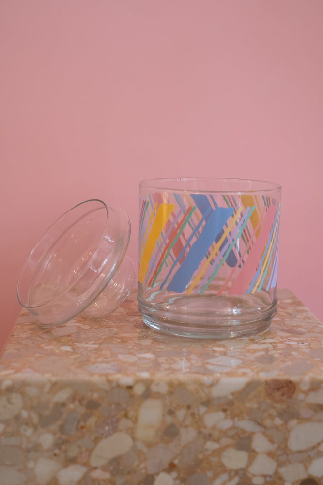 Vintage Glass Stash jar