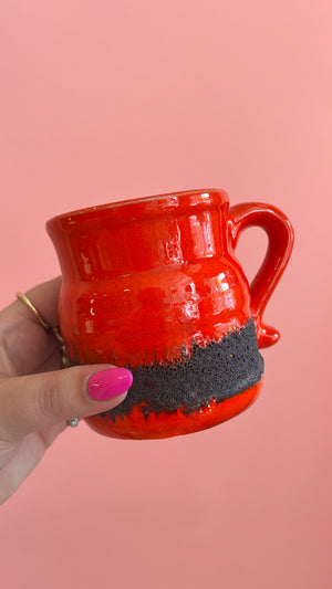 Mid Century Lava Mug