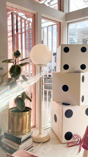 1960's Vintage Olympia Globe Floor Lamp