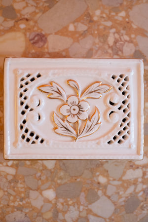 Pierced Italian Trinket/ Jewelry Box