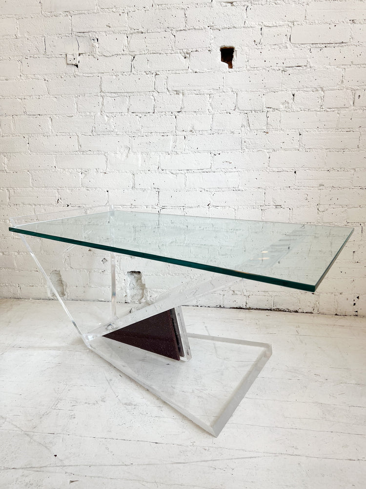 Vintage Lucite Coffee Table