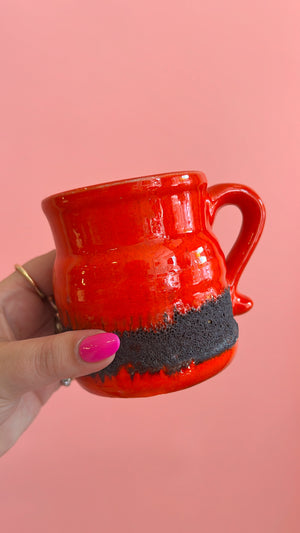 Mid Century Lava Mug