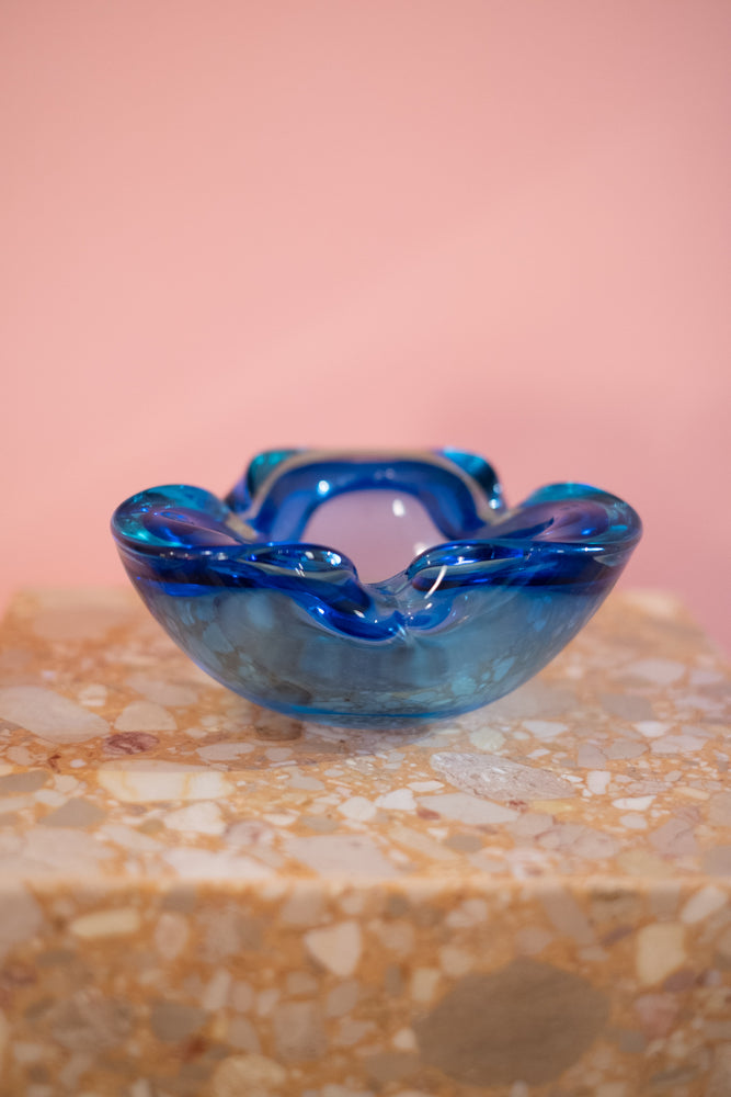 Rare 60’s Murano Glass Art Ashtray