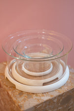 Vintage Bodum Hot Pot Bowls with Cork Coaster