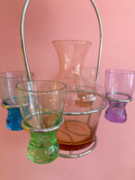 Vintage Shot Glass Bar Set