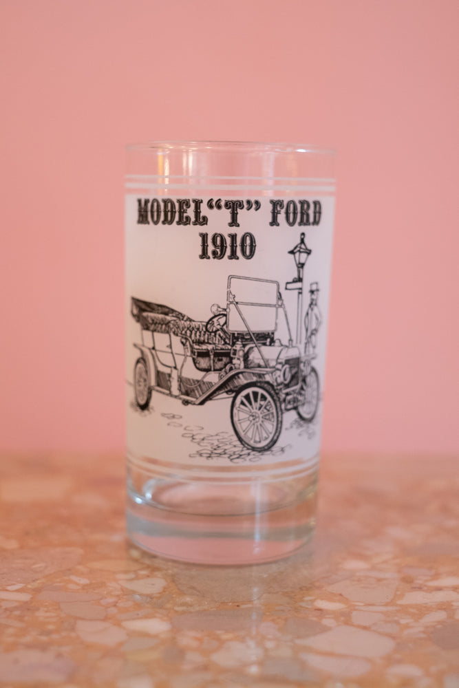 Vintage Libbey Highball Pioneer Gas Collectable Glasses