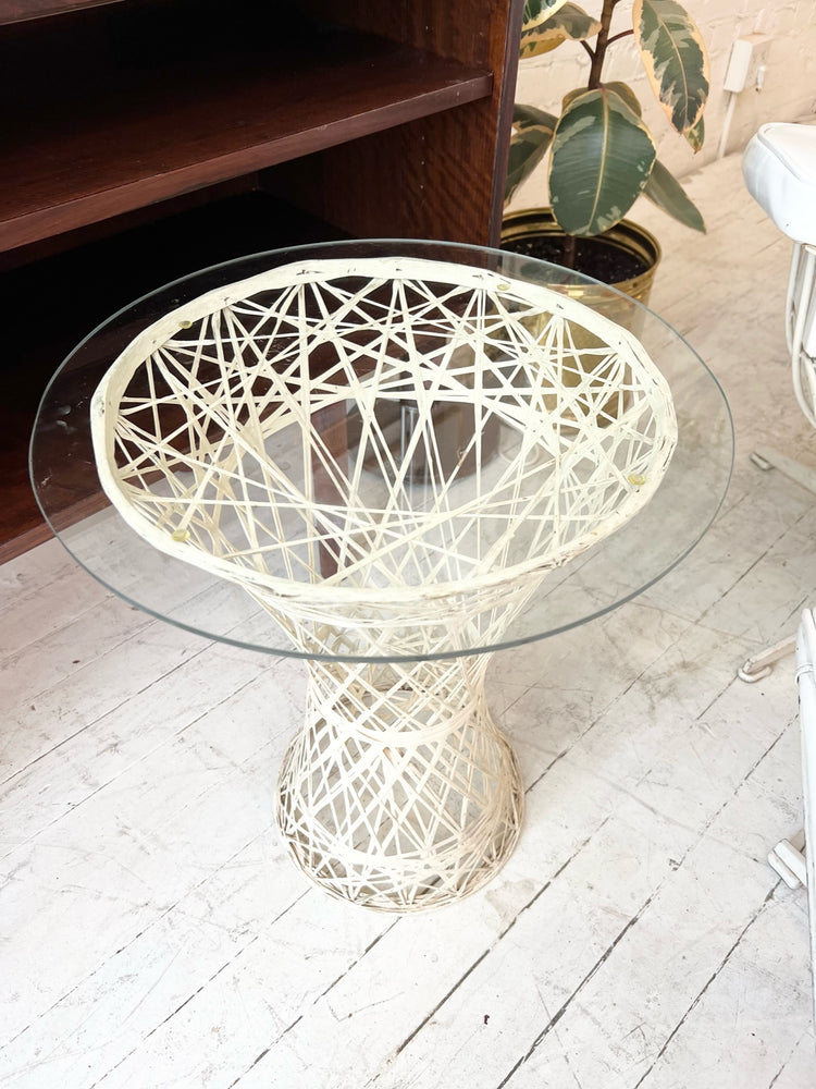 Vintage Spun Fibreglass Side Table