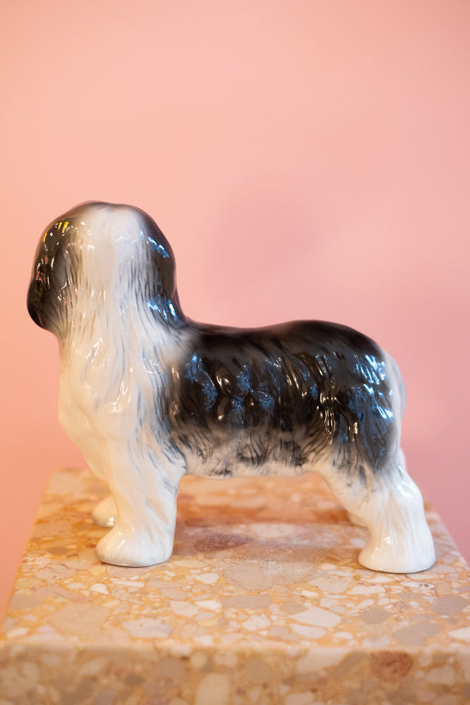 Vintage Melba Ware England Old English Sheep Dog