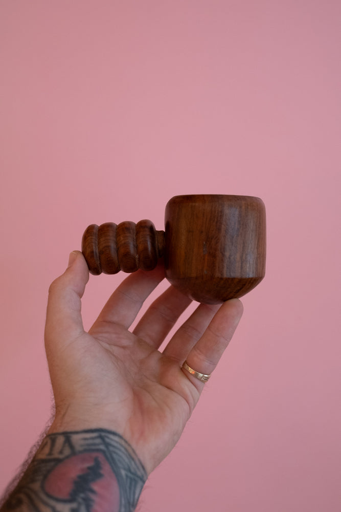 60’s Vintage Wooden Screw Nut Cracker