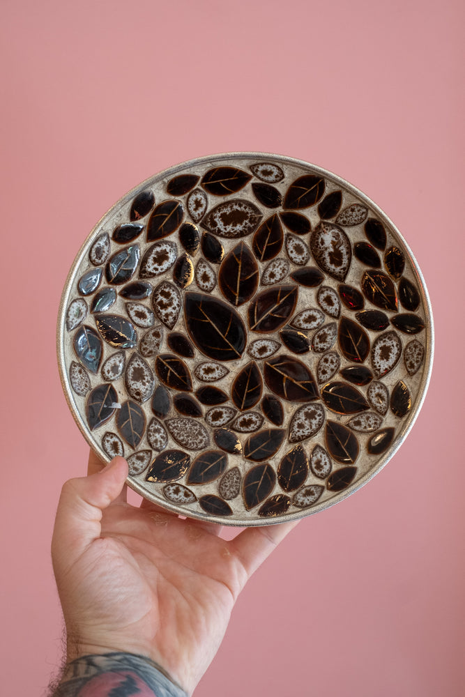 Vintage Mosaic Stone Plate