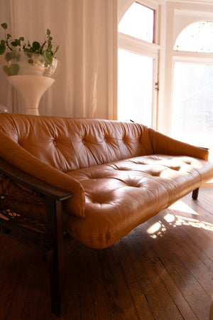 'Amazonas' Rosewood Sofa and Chair by Jean Gillon for Italma, Brazil, c. 1970s