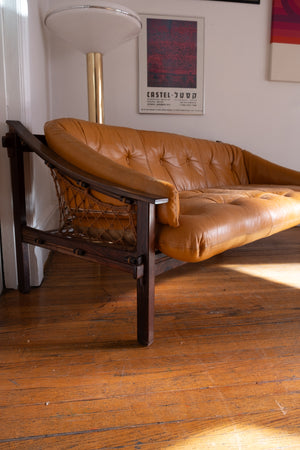 'Amazonas' Rosewood Sofa and Chair by Jean Gillon for Italma, Brazil, c. 1970s