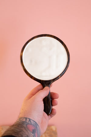 Vintage Tortoise Hand Mirror – The Apartment TO