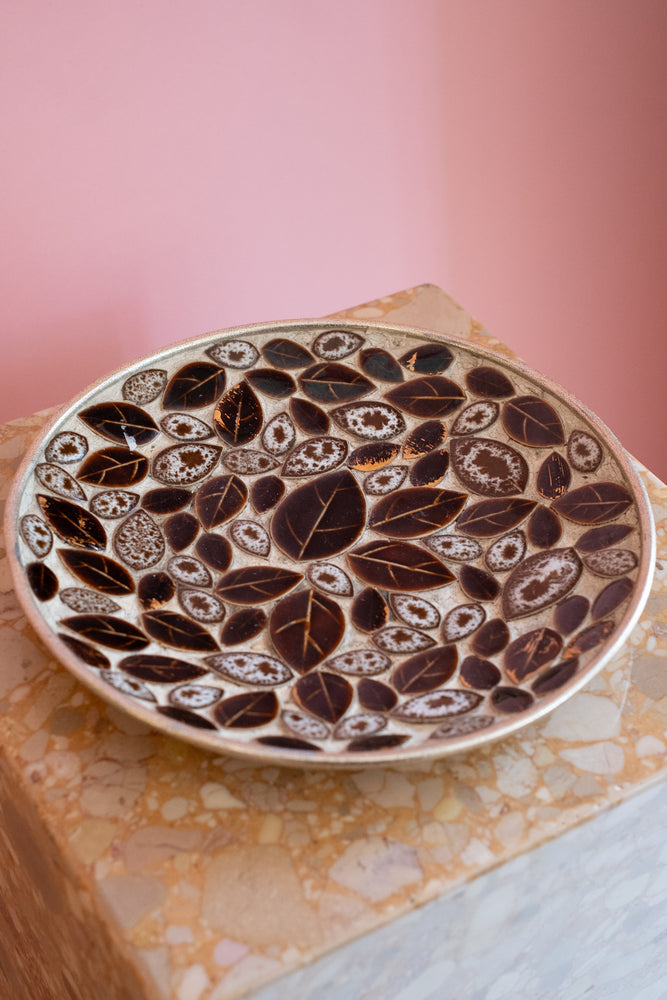Vintage Mosaic Stone Plate