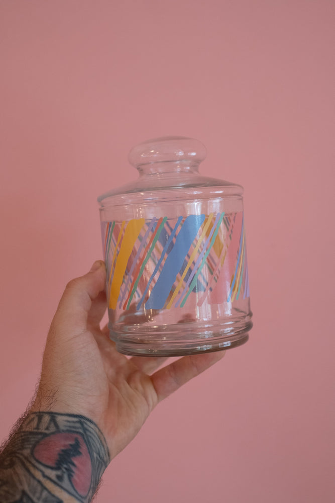 Vintage Glass Stash jar