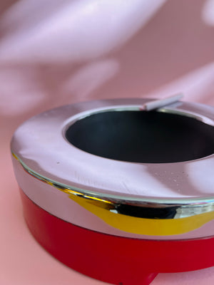 Vintage Space Age Ashtray by Luigi Massoni for Guzzini, Italy