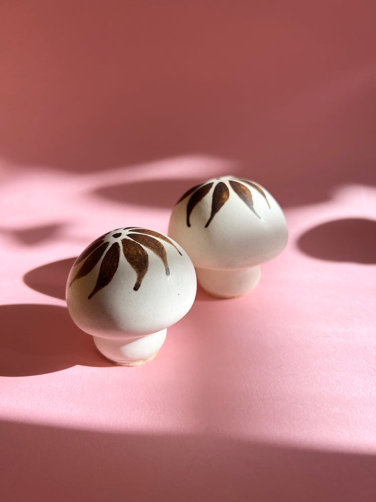 Strawberry Hill Mushrooms Mid Century Modern Pottery MCM