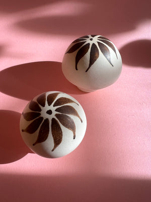 Strawberry Hill Mushrooms Mid Century Modern Pottery MCM