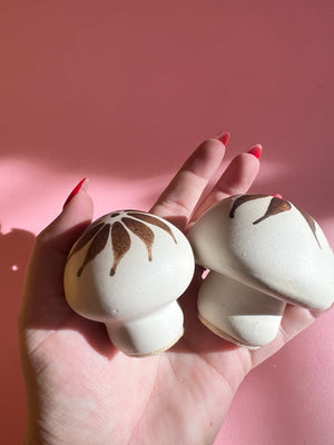 Strawberry Hill Mushrooms Mid Century Modern Pottery MCM