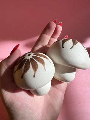 Strawberry Hill Mushrooms Mid Century Modern Pottery MCM