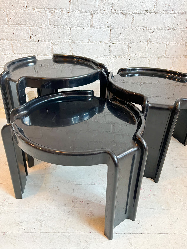 Vintage Kartell Nesting Tables by Giotto Stoppino