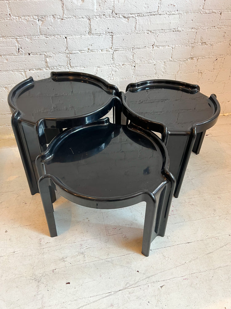 Vintage Kartell Nesting Tables by Giotto Stoppino