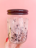 Vintage Floral Stash Jar