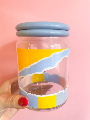 Vintage 80's Stash Jar